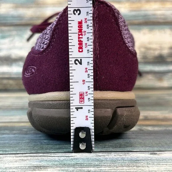 Keen Sneakers Shoes Womens Size 8.5 Burgundy Arch Support Comfort Walking Ladies - Picture 10 of 10